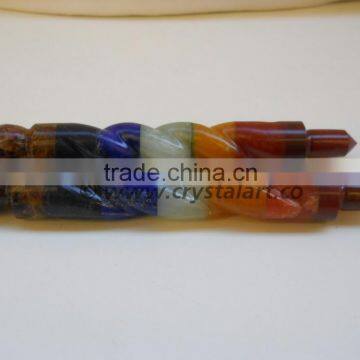 7 CHAKRA BONDED SPIRAL HEALING STICK