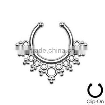 American&European Style New Fashion Fake Nose Ring Non Piercing Nose Ring photo-3
