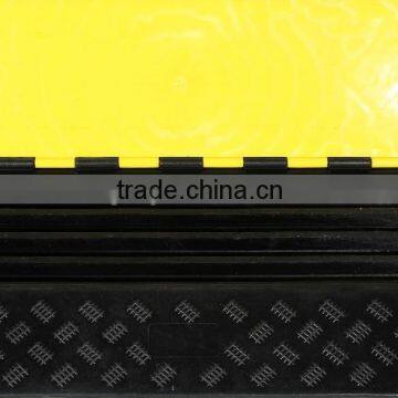 Black & Yellow 5 channel Rubber Cable protector Outdoor