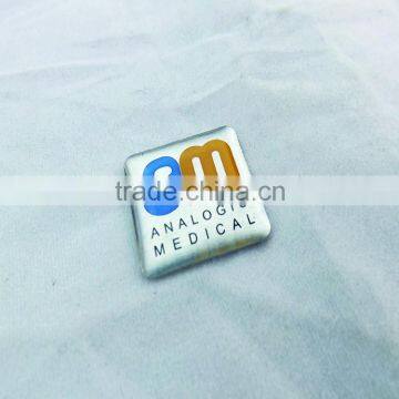 new custom design clear epoxy resin dome sticker