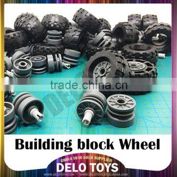 Plastic building blocks accessory OEM toys special blocks wheel DE00056-1