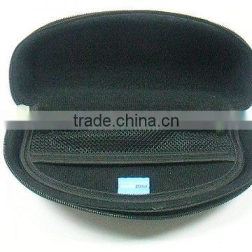 GC--EVA black jersey fabric lining coating hard eva glasses case