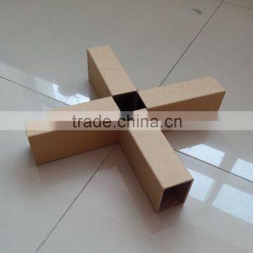 3mm thickness paper square tube ,high load bearing style paper tube