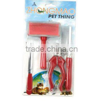 Pet grooming set, comb set