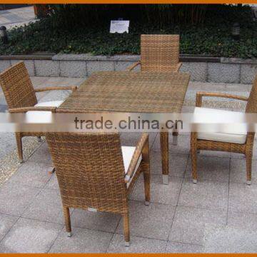 Luxury Furniture Cheap Dining Set Rattan