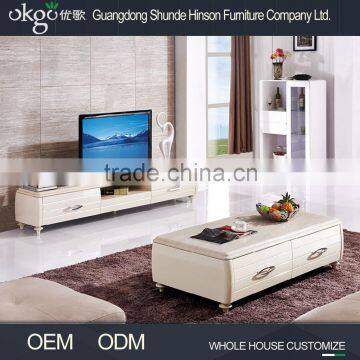 High gloss TV stand living room furniture