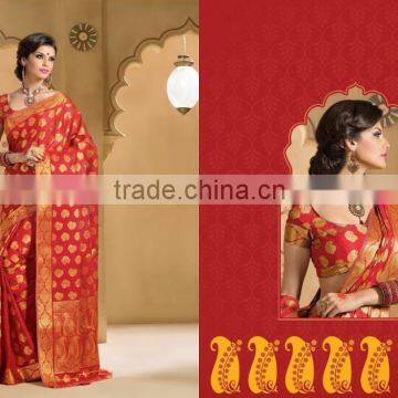 Kanchipuram Red Silk Saree