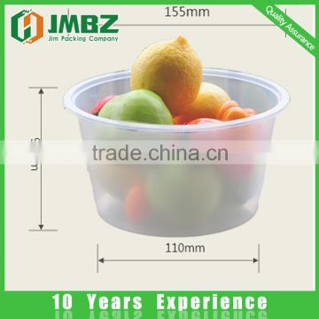 1000ml Rectangular PP plastic microwave food container