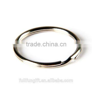Custom plain silver keyring for promotion gifts