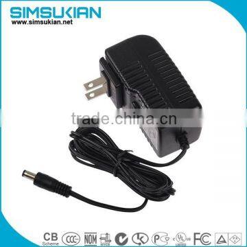 AC/DC 12V 1.5A 18W swithing power adapter with GS Certificate