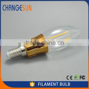 New design long serve life led filament bulb 2w