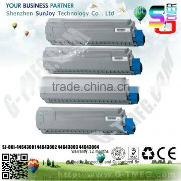 New Compatible Toner cartridge for OKI 44643001 44643002 44643003 44643004