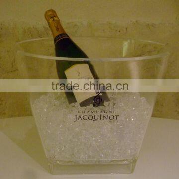 Acrylic champagne ice bucket, champagne cooler