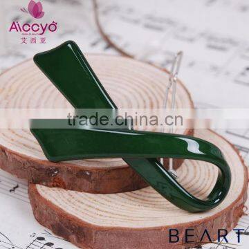 Solid color simple cellulose acetate hair accessories for women