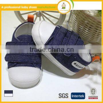 wholesale hot sale fashion cotton fabric cheap soft canvas baby shoe