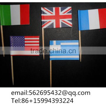 decorate paper flag with stick,toothpicks flag,decorative toothpicks