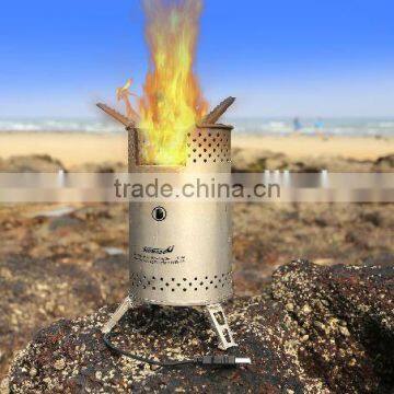 camping wood stove fast cooking gasification stove wood biomass fuel pellet stove fire jet stove