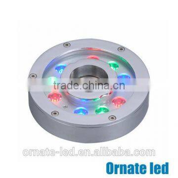 High power 9X3W IP68 underwater led lights for small fountains