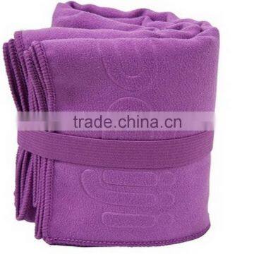 OEM microfiber embossed yoga towel