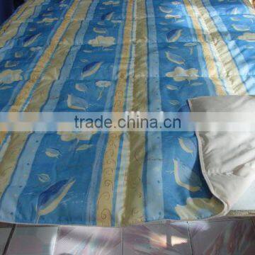 100% polyester Microfiber Fabric Printed Quilt