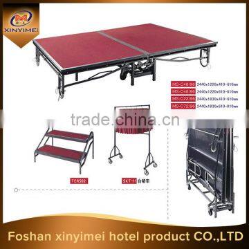 party used iron mobile folding stage