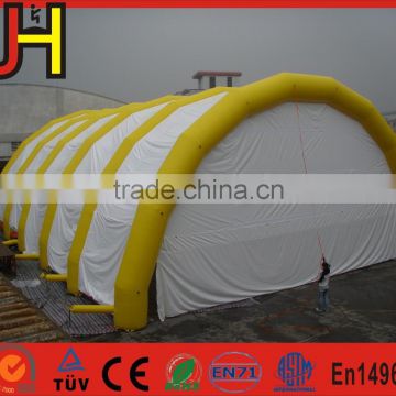 PVC Tarpaulin inflatable paintball tent, outdoor inflatable tunnel tent for paintball