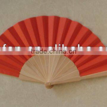 advertising wooden fan without printing