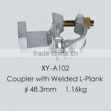 Scaffolding Coupler/Clamps With Welded L-Plank