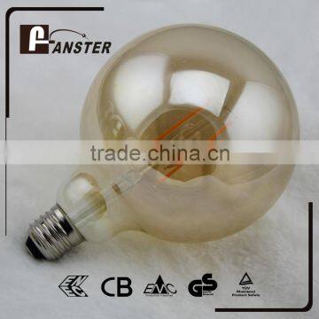 China Haining Manufacturer antique edison style 2700k G125 dimmable led filament bulbs