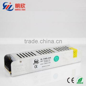 slim case ac to dc 24v LED power supply 24v 7.5a 180w switching power supply c-180-24