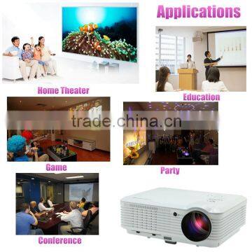LED LCD Projector Full HD Support 1080P 4500 Lumens 1280x800 Native With Speakers photo-5