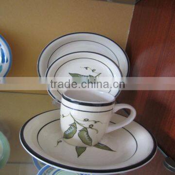 30PCS Handpainted modern ceramic dinnerware set