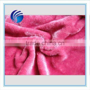 100% Polyester Plain Coral Fleece Fabric photo-4
