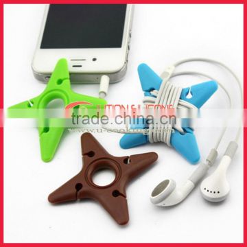 Silicone cable winder earphone wire cable winder China supplier