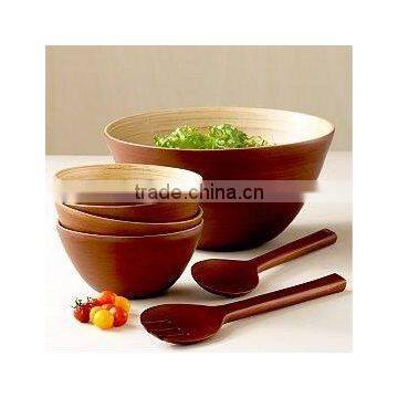 bamboo bowl set