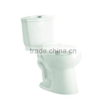 New Arrival siphon flushing two piece WC toilet