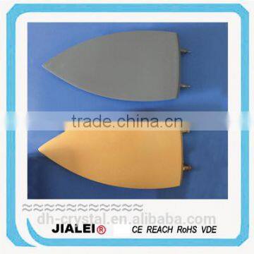 Electric dry iron soleplate