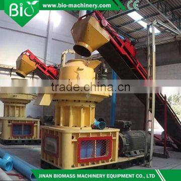 Biomass plant,Wood pellet mill, pelletizer production line with dust collector,CE certificate