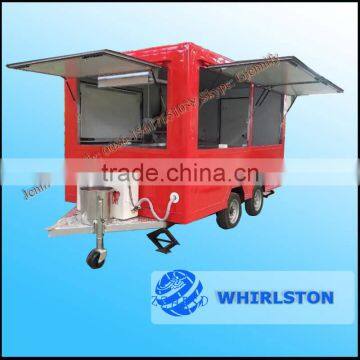 Different models food vending Trailer/ mobile kitchen food Trailer For Sale