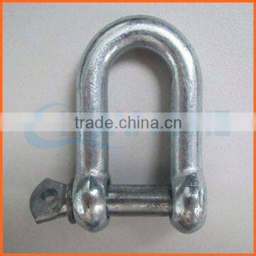 Factory price customized d shackle with slot head pin