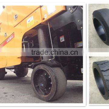 12*5*8 low speed press on tires solid rubber wheels for trailers