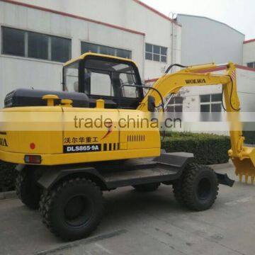 Small China Brand Wheel Hydraulic Excavator for Sale photo-2