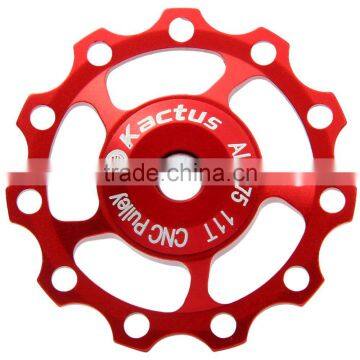 Kactus Cycling MTB Guide Roller Wheel Rear Derailleur Pulley Alluminum Alloy CNC 11T for SHIMANO SRAM photo-5