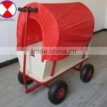 garden wooden tool cart TC1812M for children.good quality, carton package