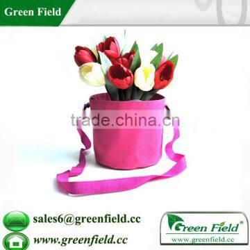 Green garden planter bag and smart planter pot