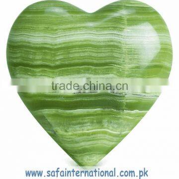 Polished Onyx Heart