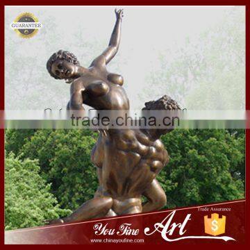 Classical David Garden Bronze Nude Statue photo-2