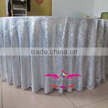 Fancy Wedding Metallic Sequin Table Cloth photo-2