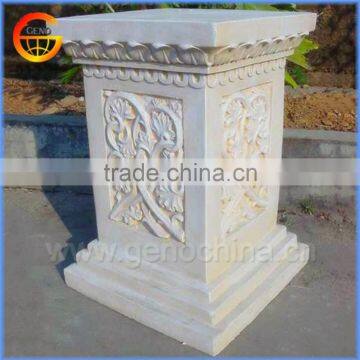 Stable Fiberstone/ Fiberglass Flower Pot Stand Roman Column photo-3