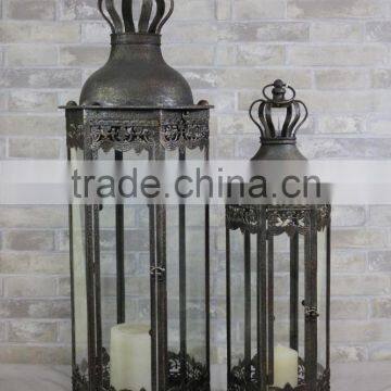 New Style Metal Lantern Home Decorative Creative Antique Heart Lantern Holder